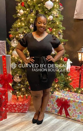 Little Black V-Neck Bodycon