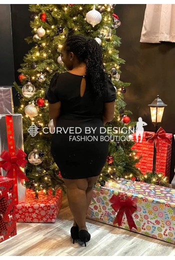 Little Black V-Neck Bodycon