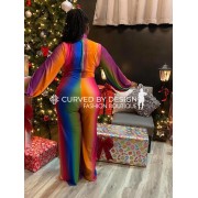 Rainbow Bright Palazzo Jumpsuit