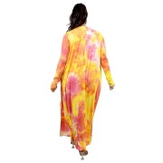 3 Piece Yellow Tie Dye Set