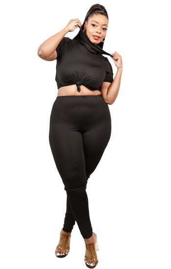 2 Piece Black Mask Set