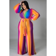 Rainbow Bright Palazzo Jumpsuit