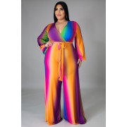 Rainbow Bright Palazzo Jumpsuit