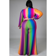 Rainbow Bright Palazzo Jumpsuit