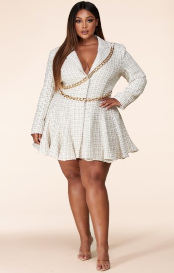 Chained A-Line Dress