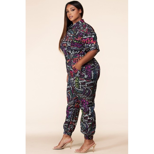 Graffi Cargo Style Jumpsuit