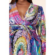 Multi Color Fan Maxi