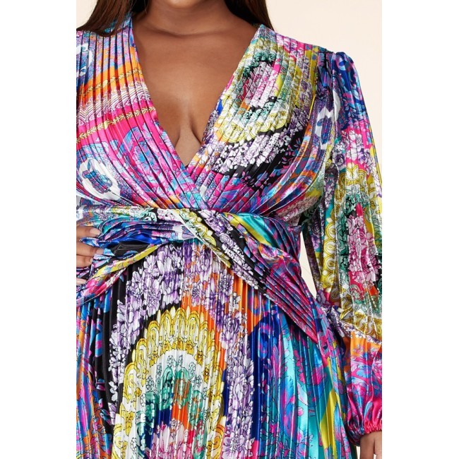 Multi Color Fan Maxi