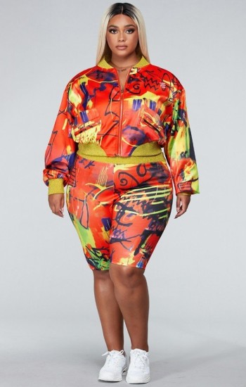 Paint Splash Jacket Set