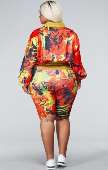 Paint Splash Jacket Set